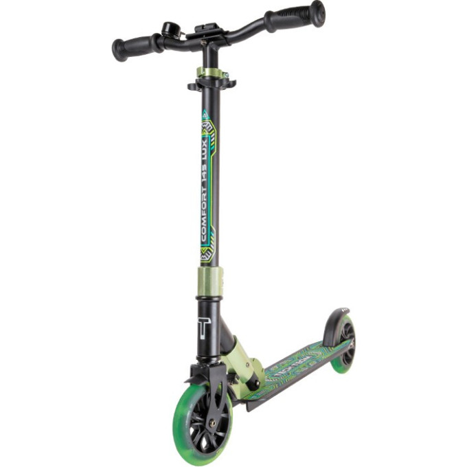 Самокат TECH TEAM COMFORT 145 LUX black/green NN007557
