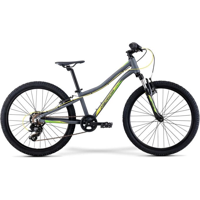 Велосипед '22 MERIDA MATTS J.24 ECO Рама:One Size MattCoolGrey/GreenYellow NN009747